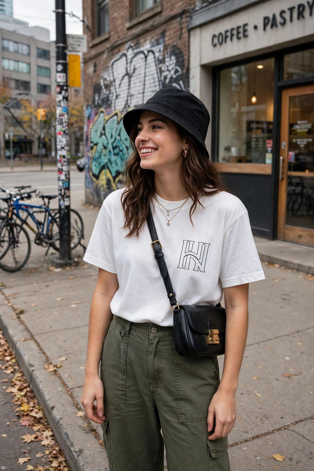 HN Graphic Tee — White