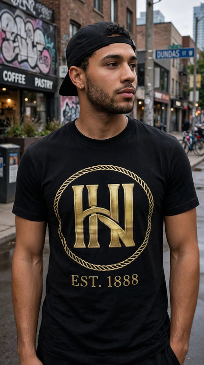 HN Graphic Tee — Onyx