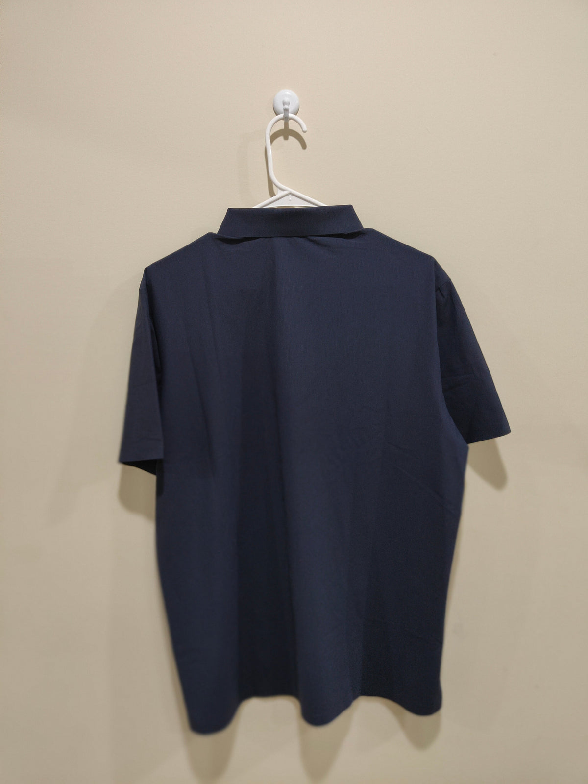 Navy Zip Polo