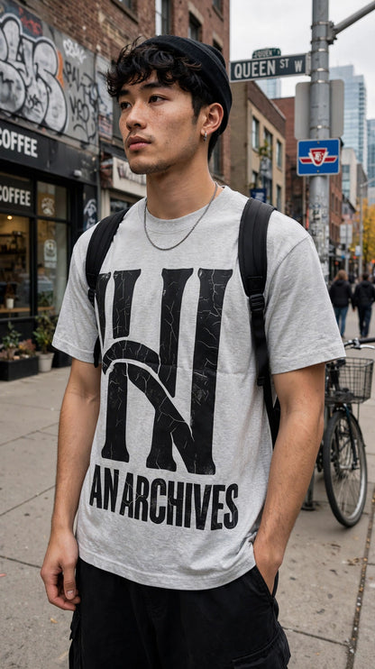 HN Graphic Tee — Slate